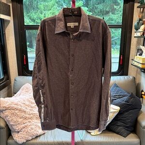 Pronto Uomo Dark Gray Patterned Shirt Large